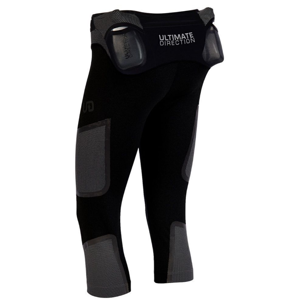 Ultimate Direction hydrolight 3/4 Black Hydration Running/ Cycling Pant Size XS